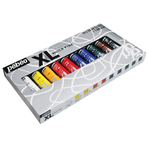 Confezione colori a olio Pebeo XL 10 tubi 20ml