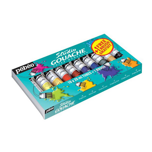 Confezione-tempere-Pebeo-Studio-10-tubi-20ml