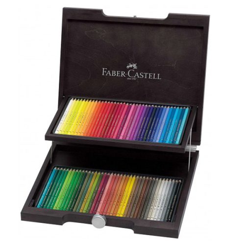 Confezione-in-legno-72-matite-Faber-Castell-Polychromos