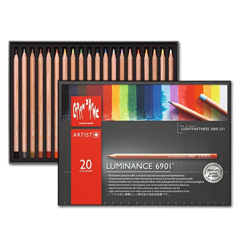 Scatola 20 matite Caran D'Ache Luminance