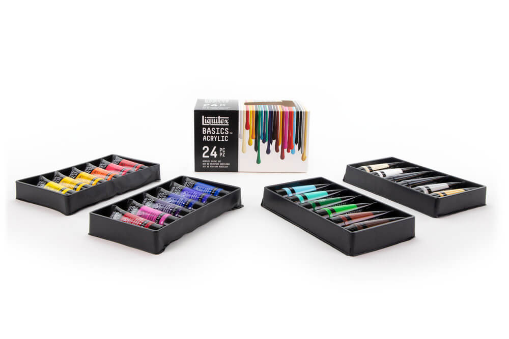 Confezione acrilici Liquitex Basics 24 tubi da 22 ml - immagine 3