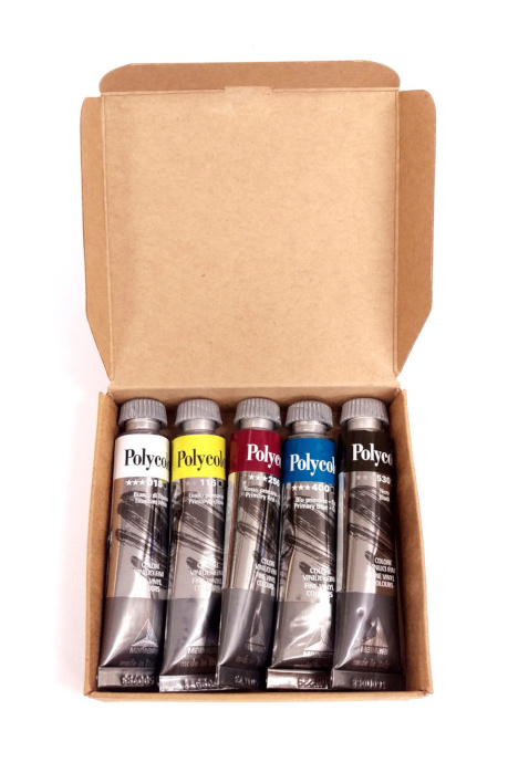 Confezione colori acrilici Maimeri Polycolor 5 tubi 20 ml - immagine 2