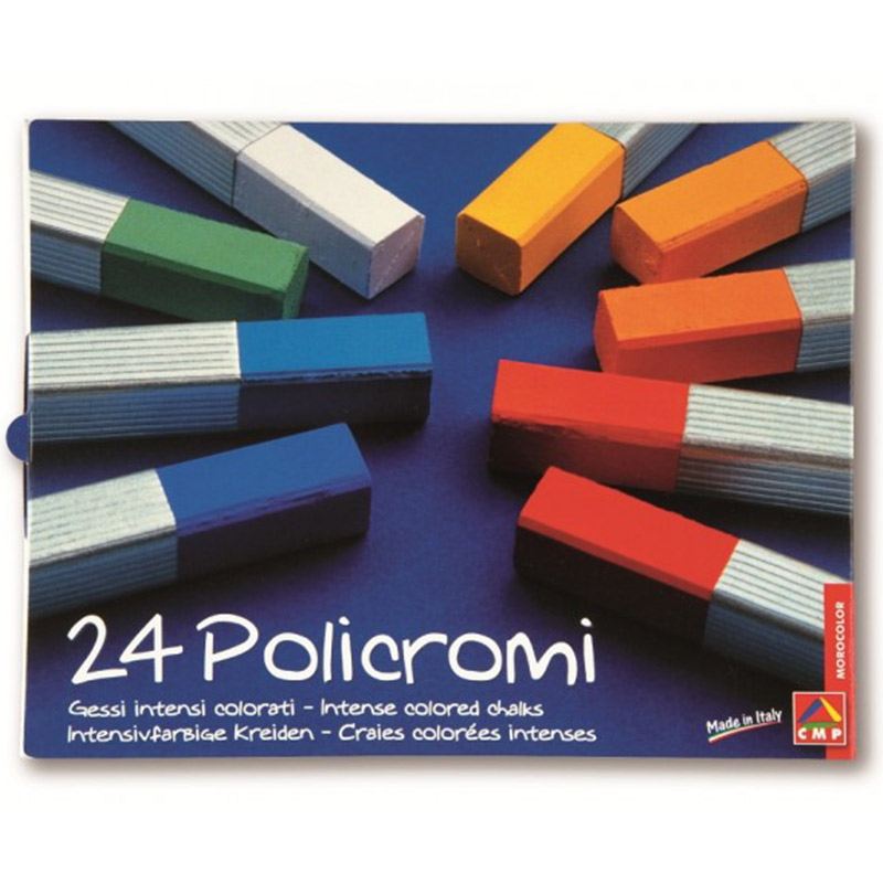 Confezione 24 Gessi Policromi - Colorifici Manzoni