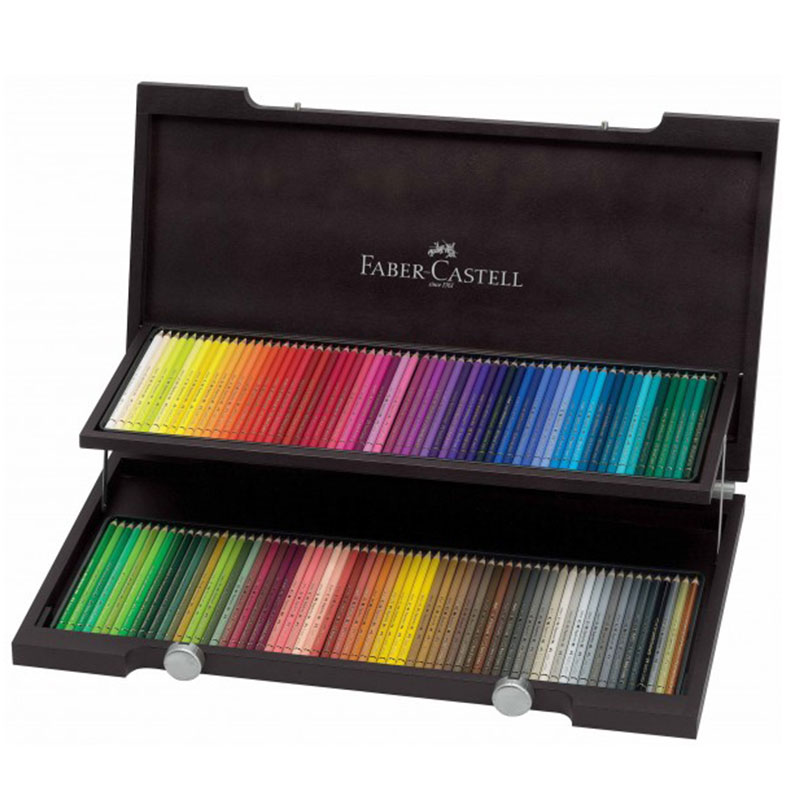 Confezione-in-legno-matite-Faber-Castell-120-colori