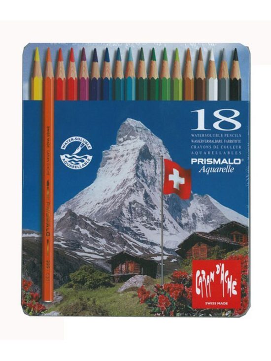 Matite-Caran-D'Ache-Prismalo-confezione-18-colori