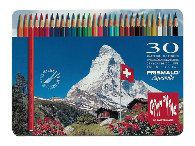 Matite-Caran-D'Ache-Prismalo-confezione-30-colori