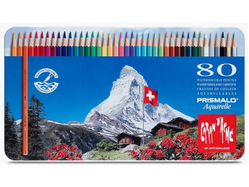 Matite-Caran-D'Ache-Prismalo-confezione-80-colori