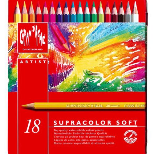 Matite-Caran-D'Ache-Supracolor-Soft-confezione-18-colori