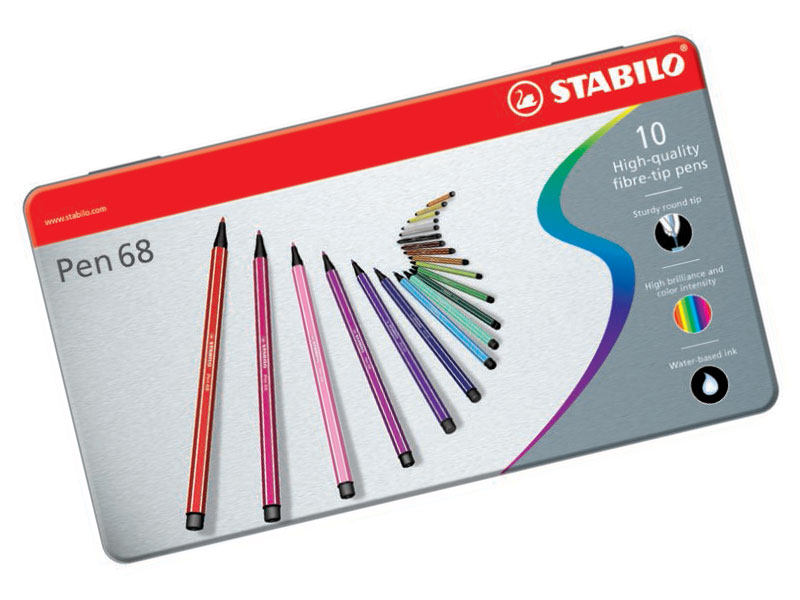Pennarelli-Stabilo-Pen-68-confezione-da-10-colori