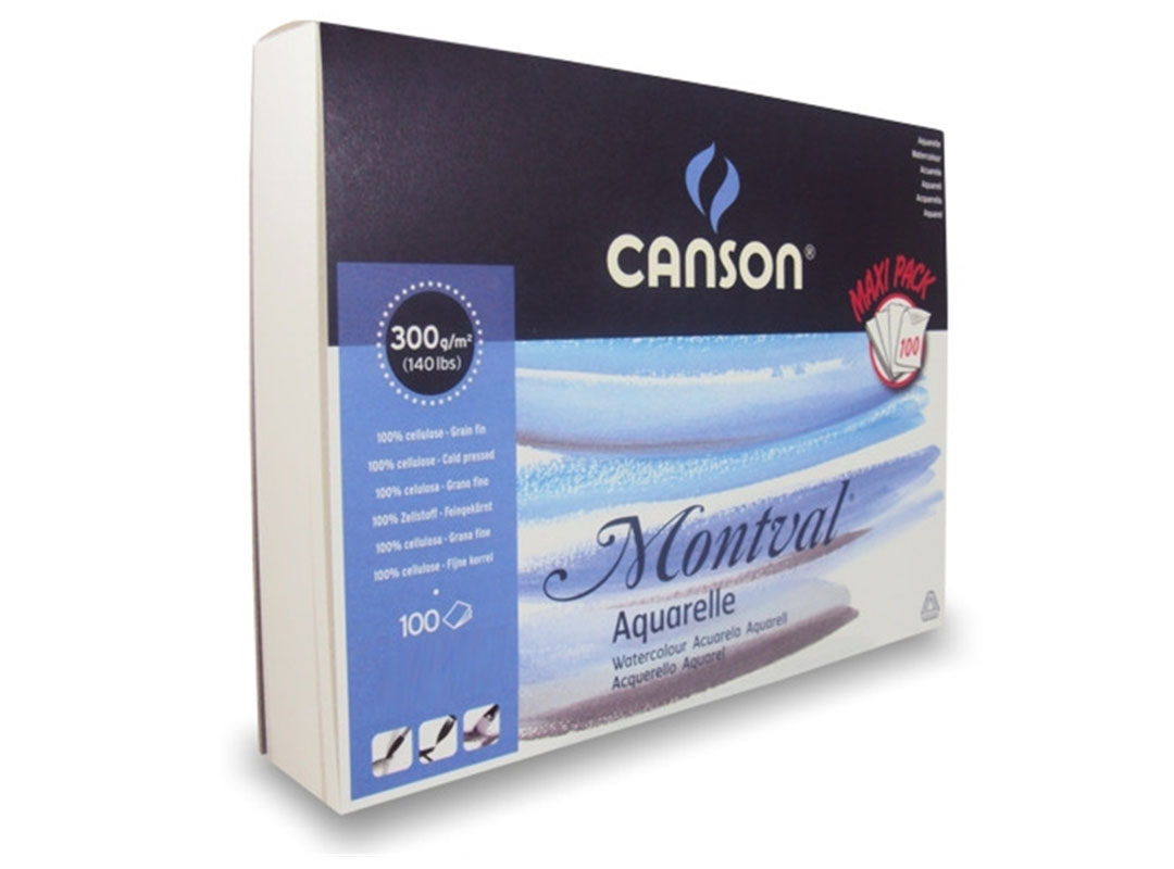 Blocco-Canson-Montval-A3-300-gr.-grana-fine.