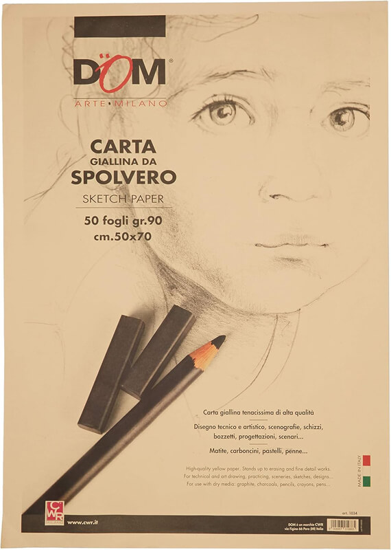 Blocchi carta Giallina da spolvero