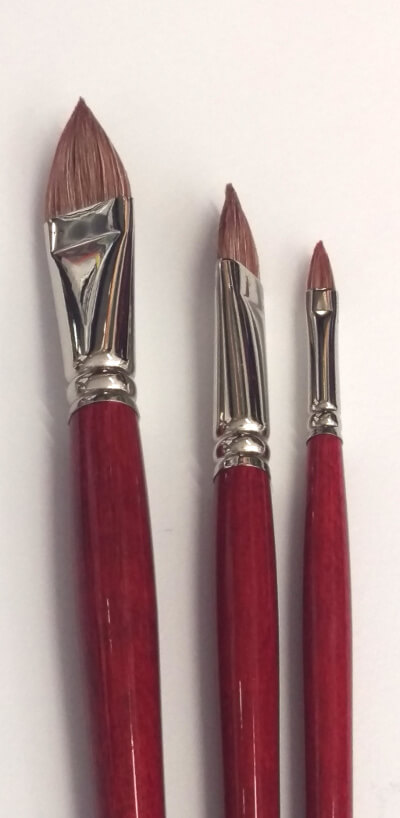 pennelli pelo di bue lingua di gatto