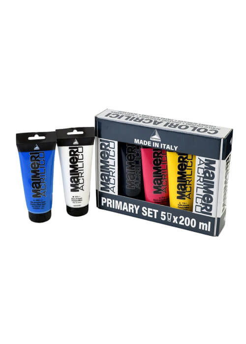 Set Maimeri acrilico primari 200 ml - immagine 2