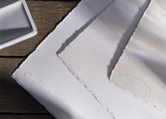 Fogli Winsor & Newton per acquerello professionali