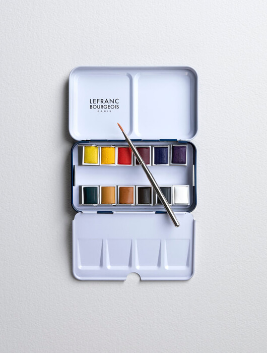 Acquerelli Lefranc & Bourgeois 12 colori - immagine 4