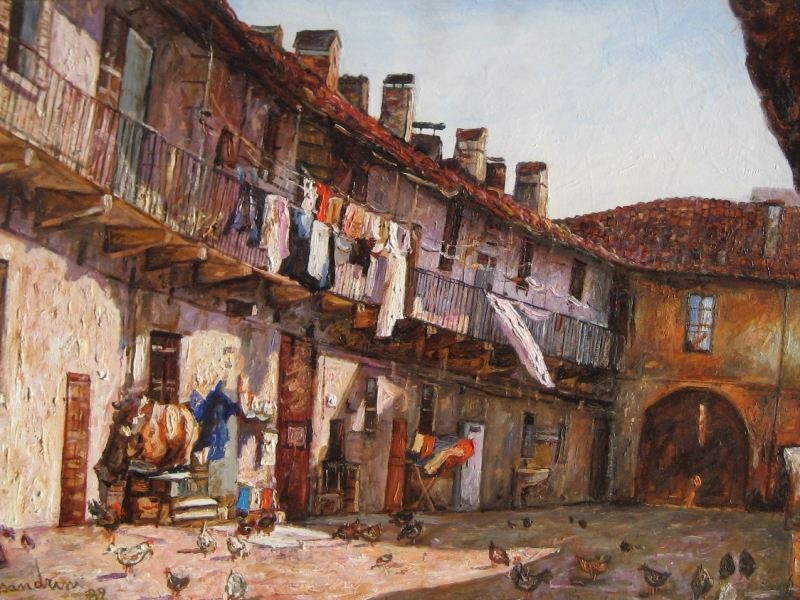 Il cortile della sciostra